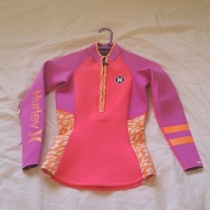 Hurley neoprene surf top size 6/sm